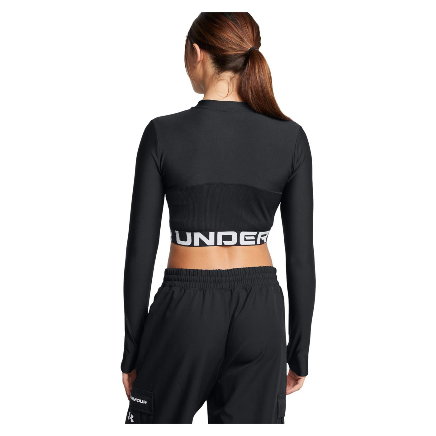 UNDER ARMOUR HEATGEAR RIB HALF ZIP LS