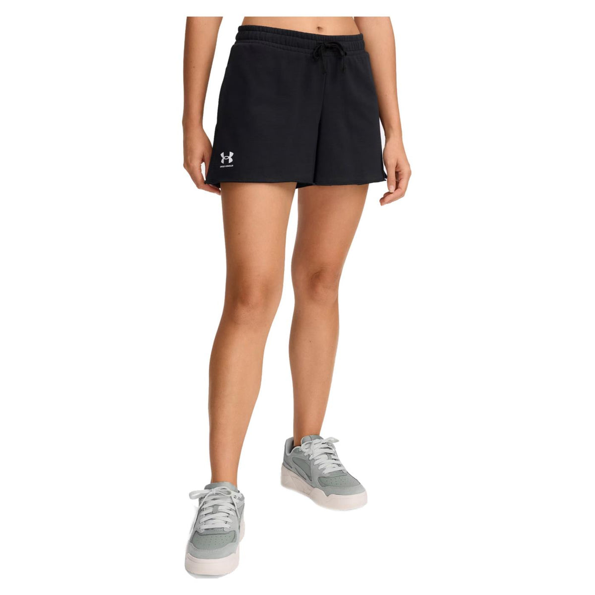 UNDER ARMOR W RIVAL TERRY SHORT
