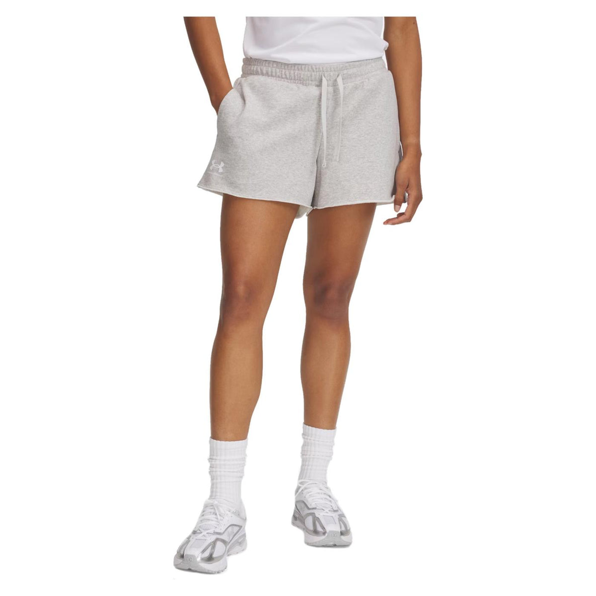 UNDER ARMOR W RIVAL TERRY SHORT