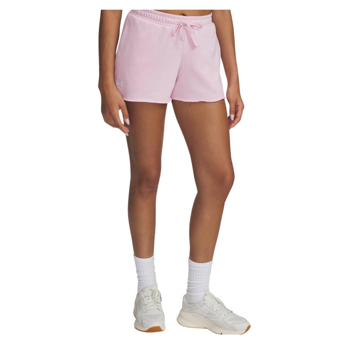 UNDER ARMOR W RIVAL TERRY SHORT