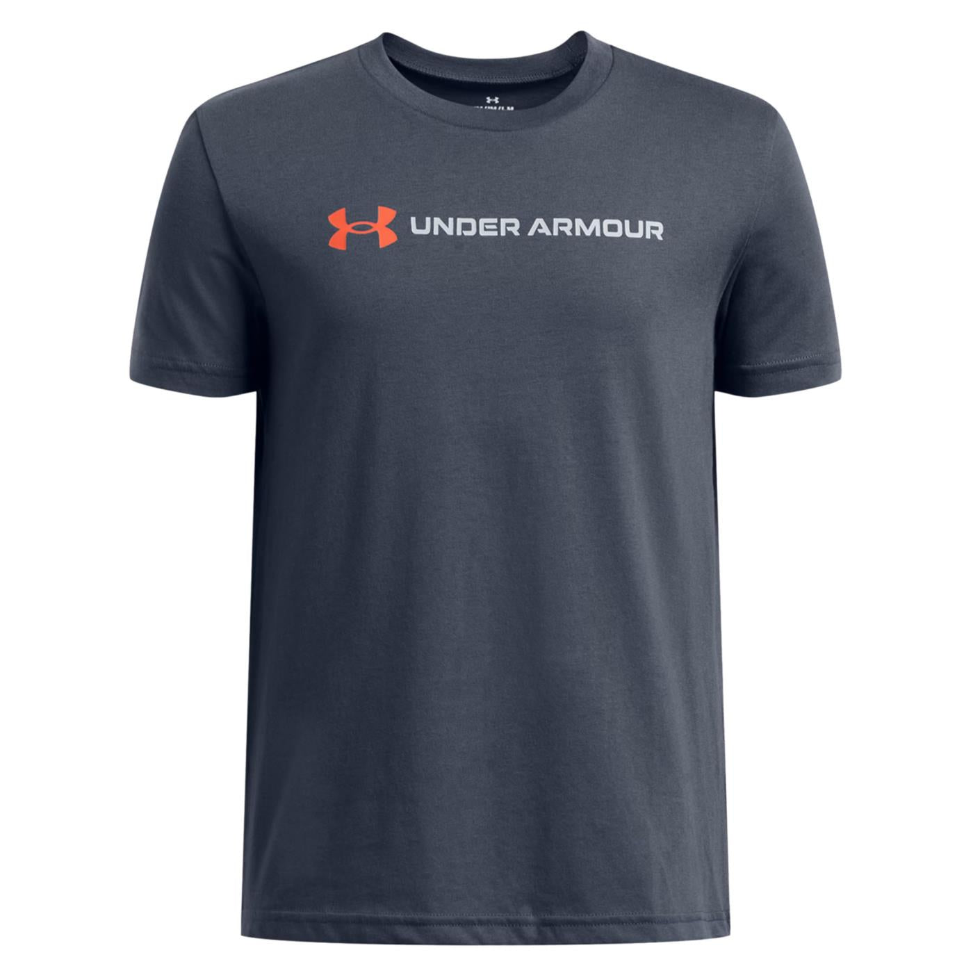 UNDER ARMOUR JR LOGO WORDMARK SS TEE