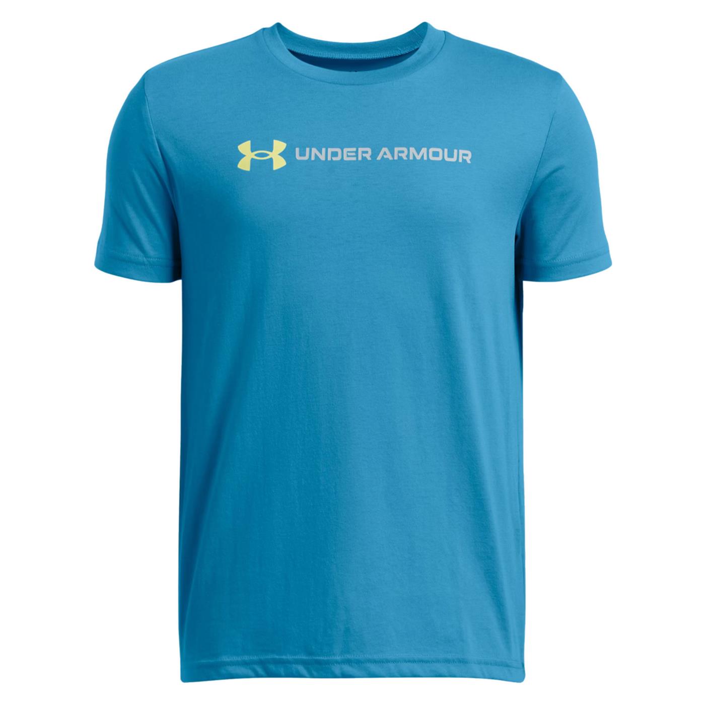 UNDER ARMOUR JR LOGO WORDMARK SS TEE