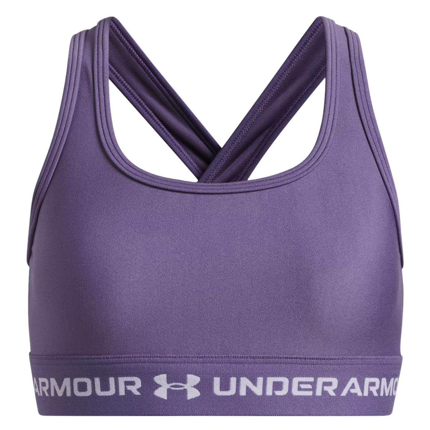 UNDER ARMOUR GIRL CROSSBACK BRA - Viola - immagine principale