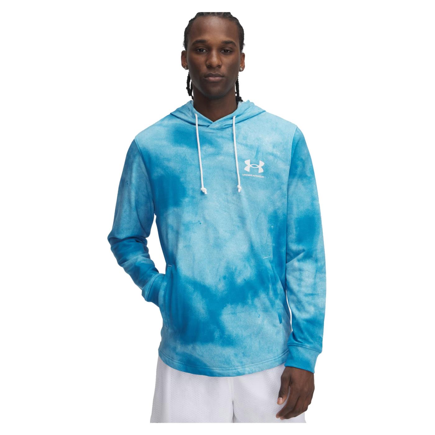 UNDER ARMOR RIVAL TERRY AOP HOOD