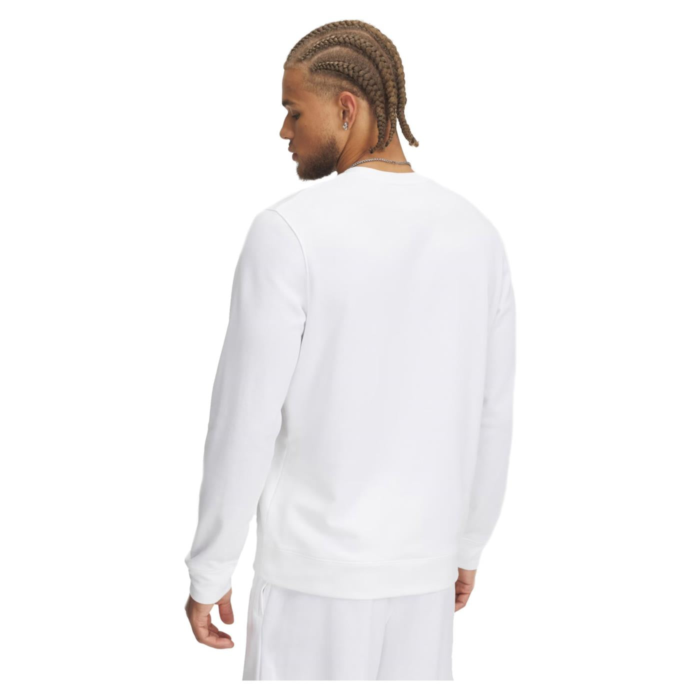 UNDER ARMOUR RIVAL TERRY LOGO CREW
