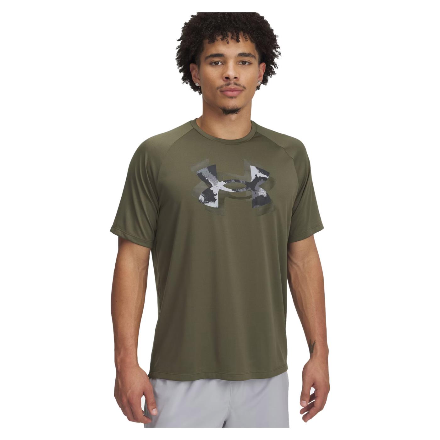UNDER ARMOUR TECH PRINT FILL SS TEE