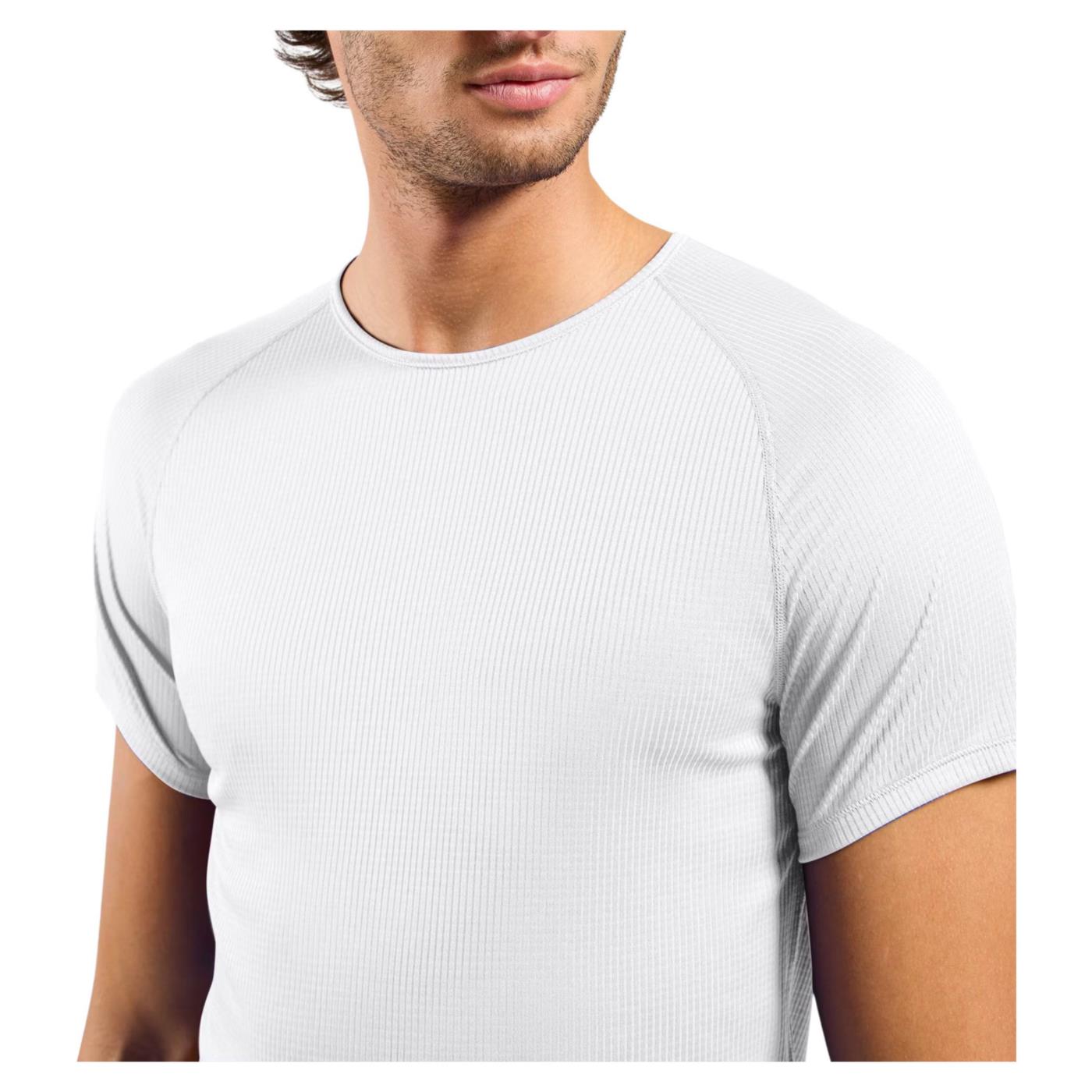 ODLO ACTIVE LIGHT CREW SS TEE - C1-bianco - vista 2