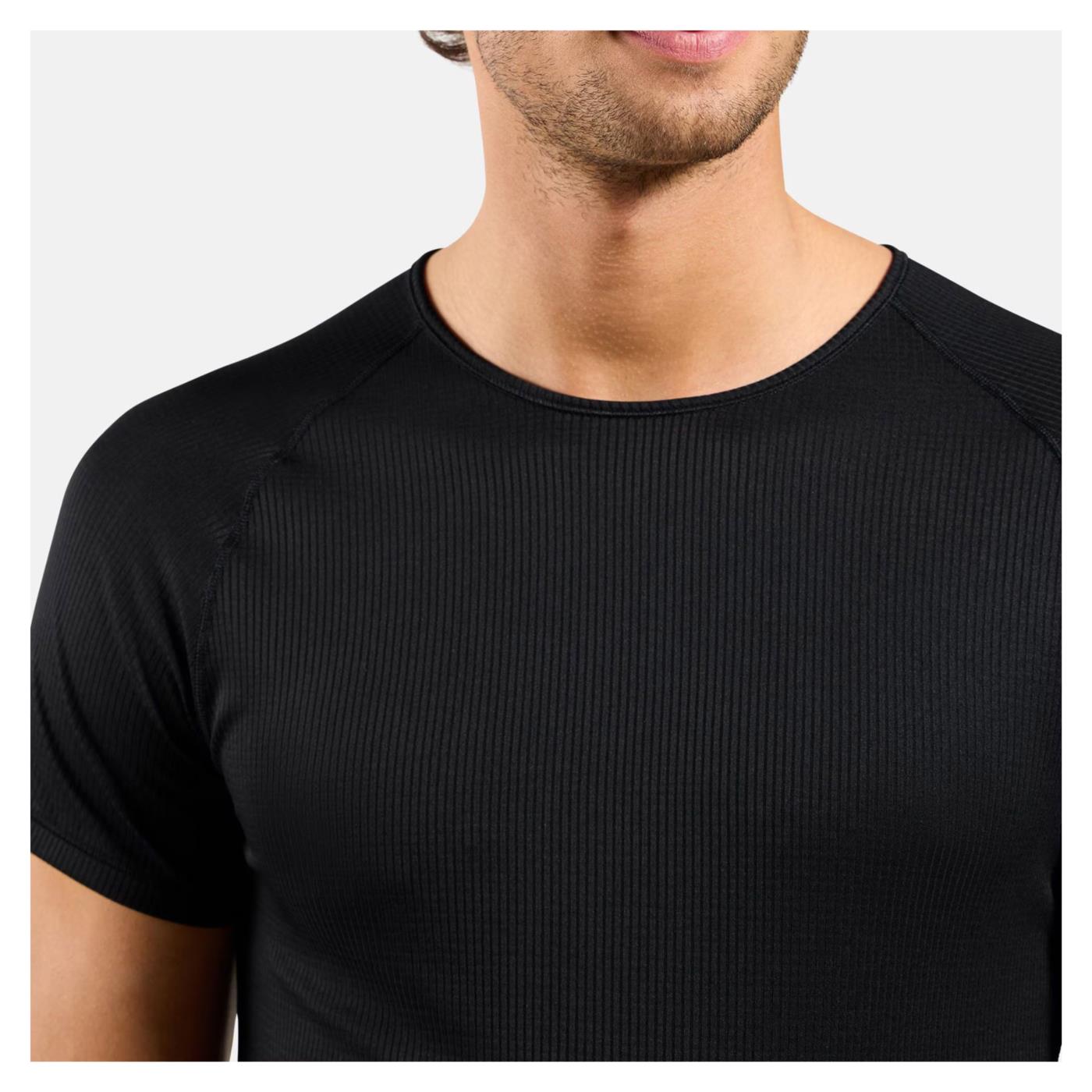 ODLO ACTIVE LIGHT CREW SS TEE - C1-nero - vista 2