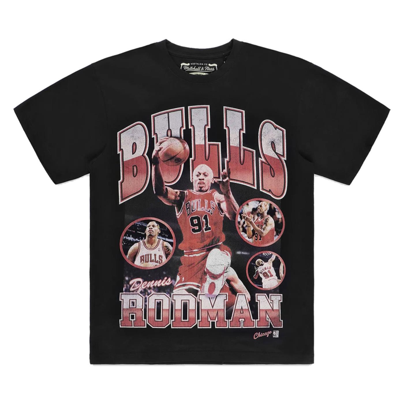 MITCHELL & NESS PLAYER PHOTO TEE BULLS