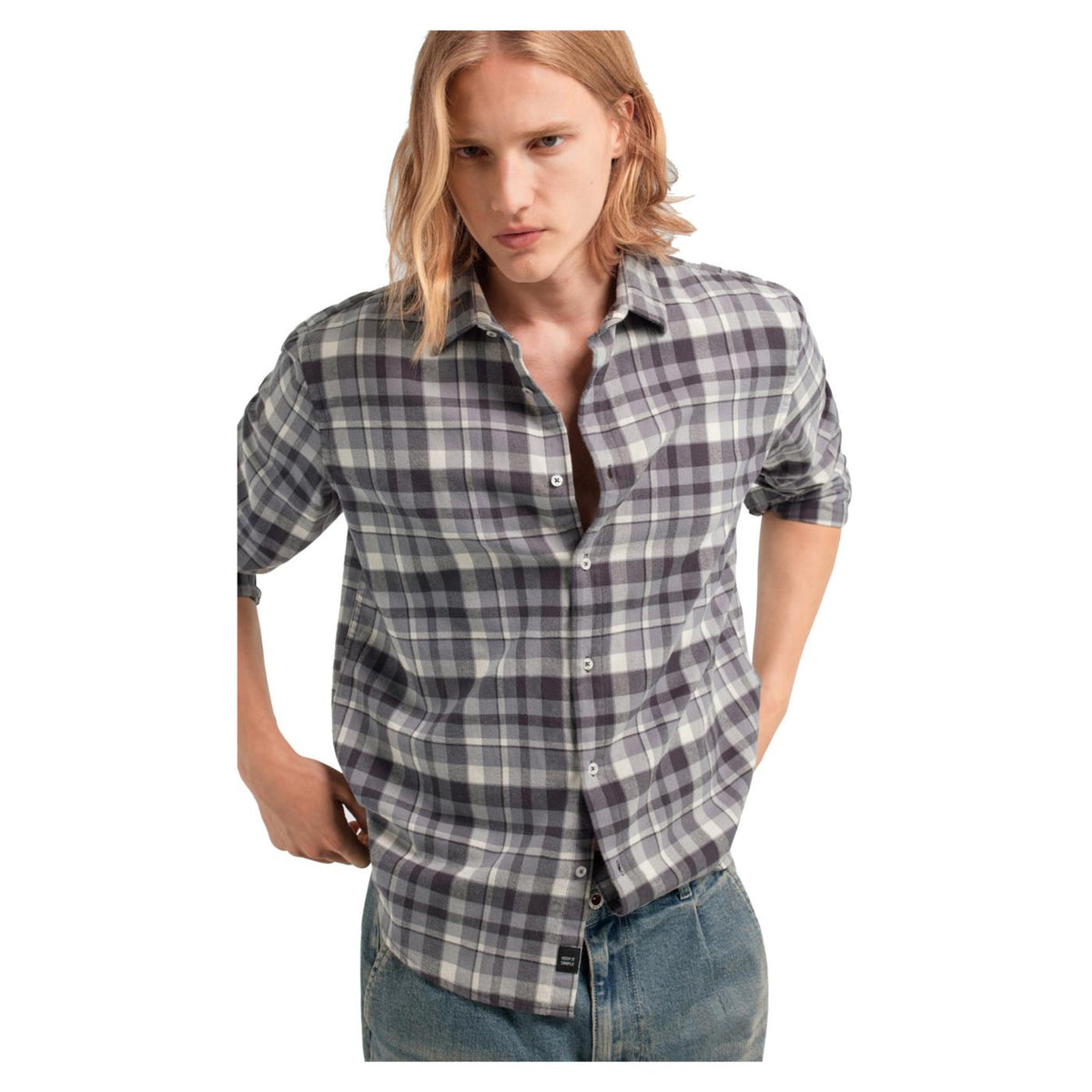 GAS KIN/R FLANNEL CHECK - seconda immagine