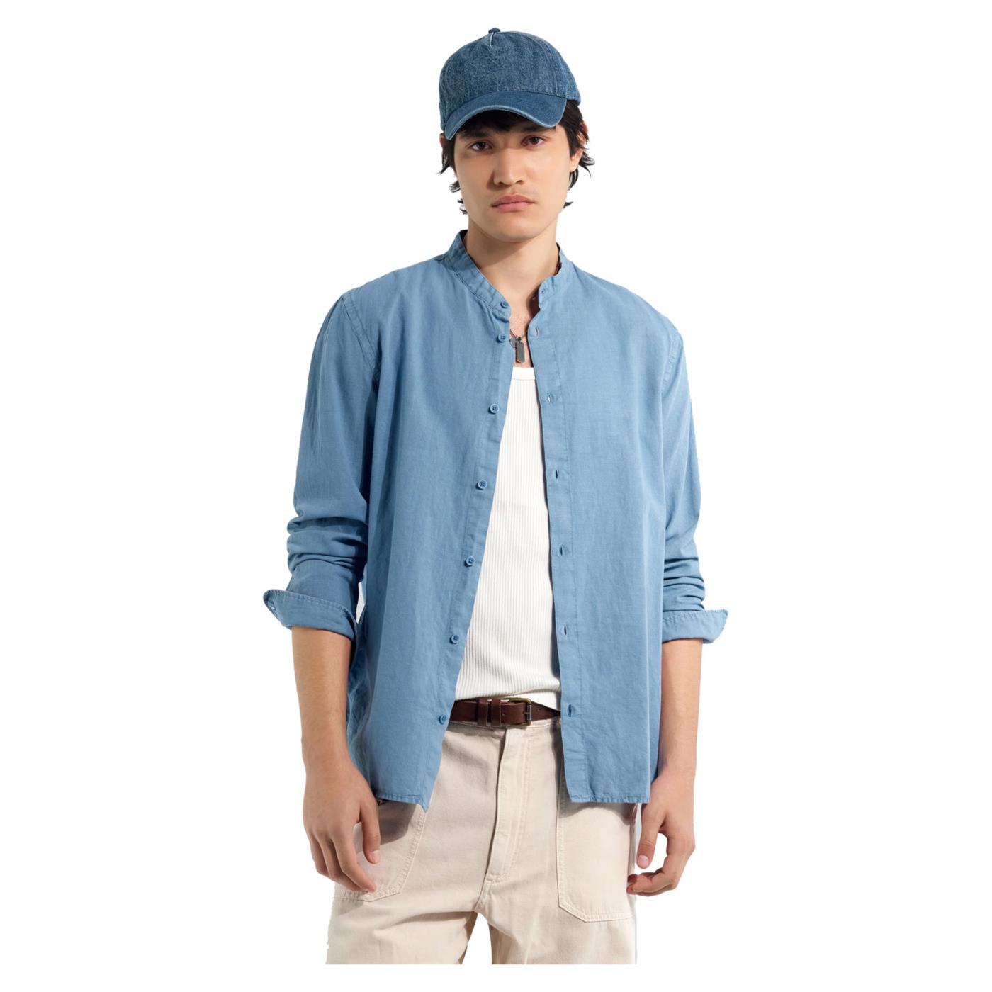 GAS CAMICIA ML RIVIERA - Azzurro - immagine principale