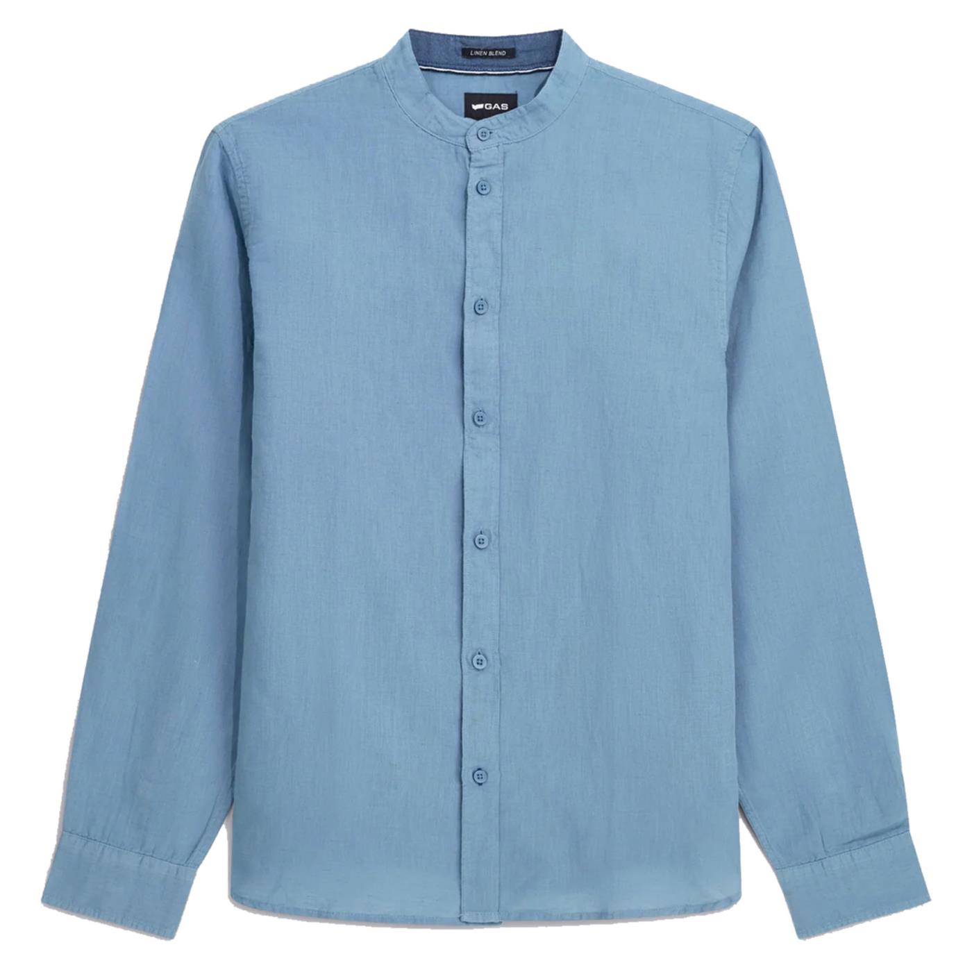 GAS CAMICIA ML RIVIERA - Azzurro - vista 2