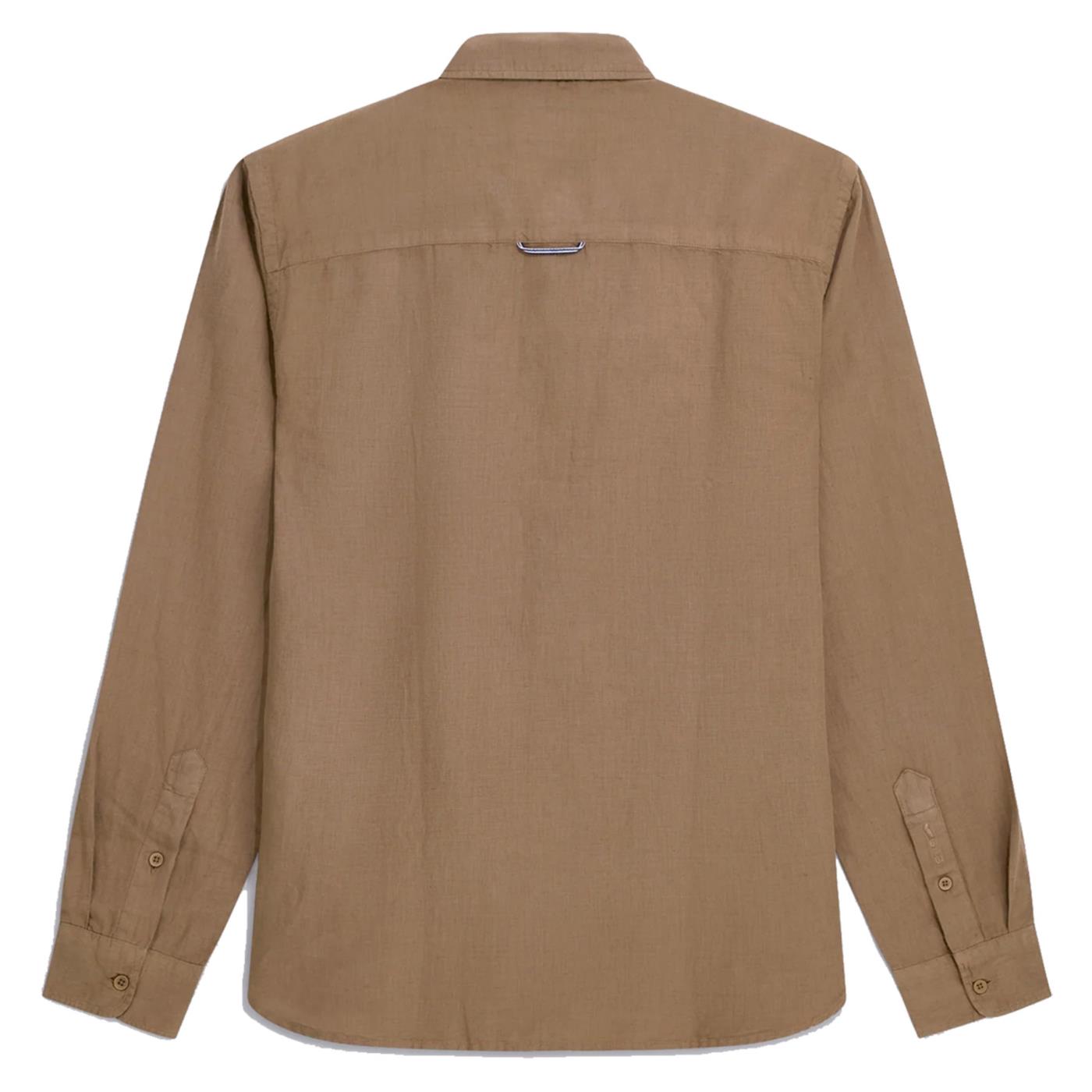 GAS CAMICIA ML RIVIERA - Marrone chiaro - vista 3