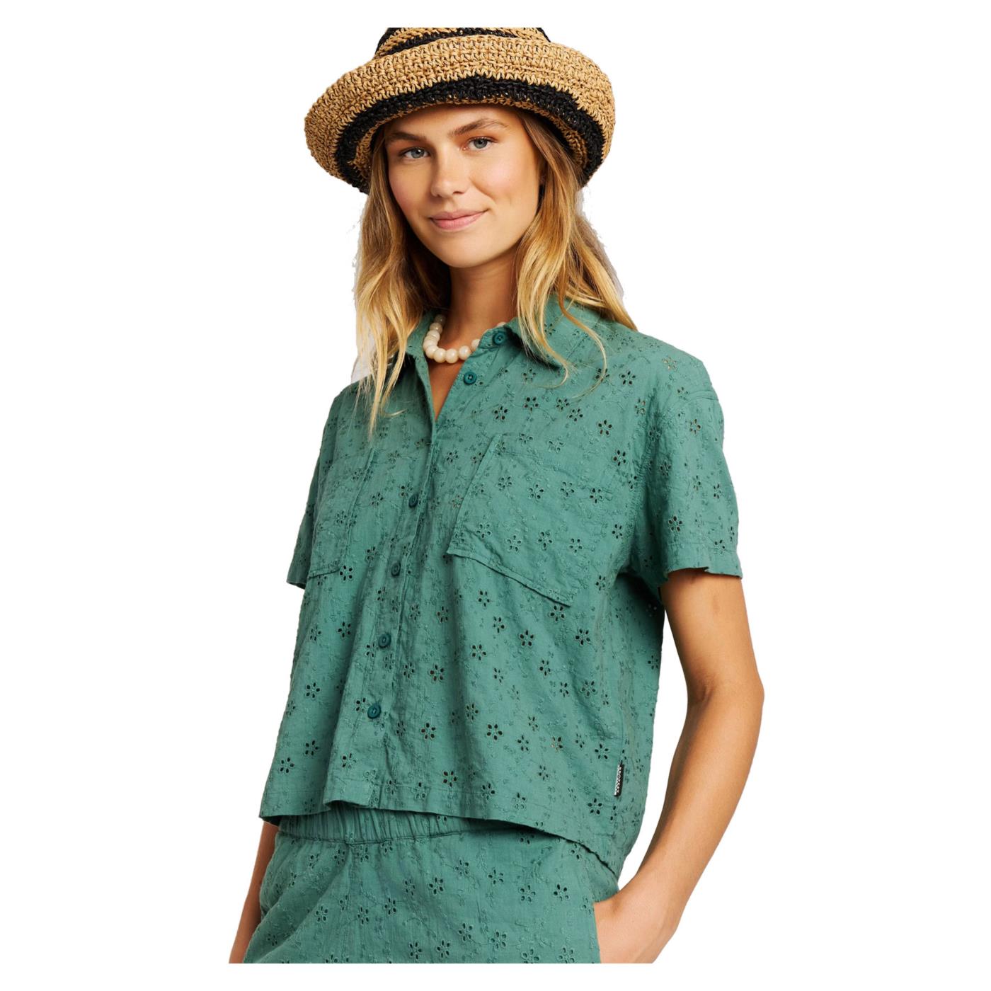 PROTEST CAMICIA LYMEA BLOUSE - Verde - immagine principale