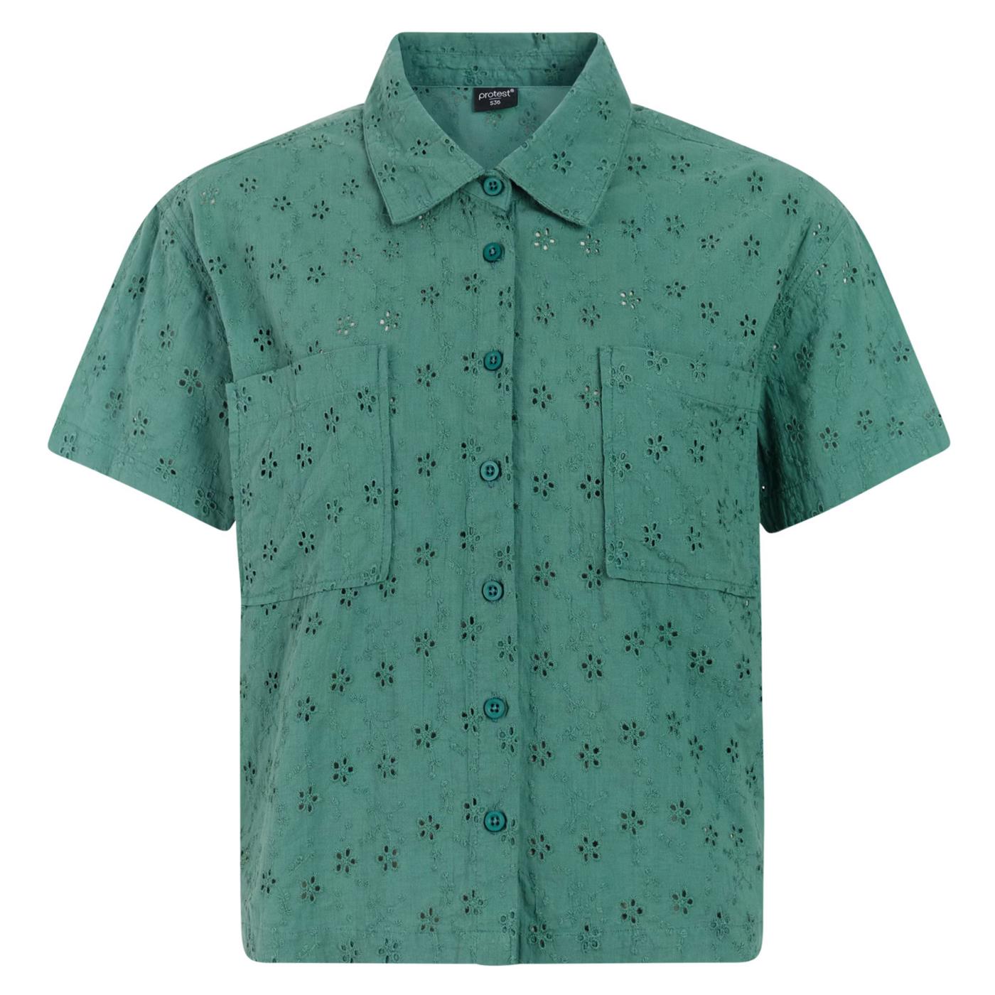 PROTEST CAMICIA LYMEA BLOUSE - Verde - vista 3