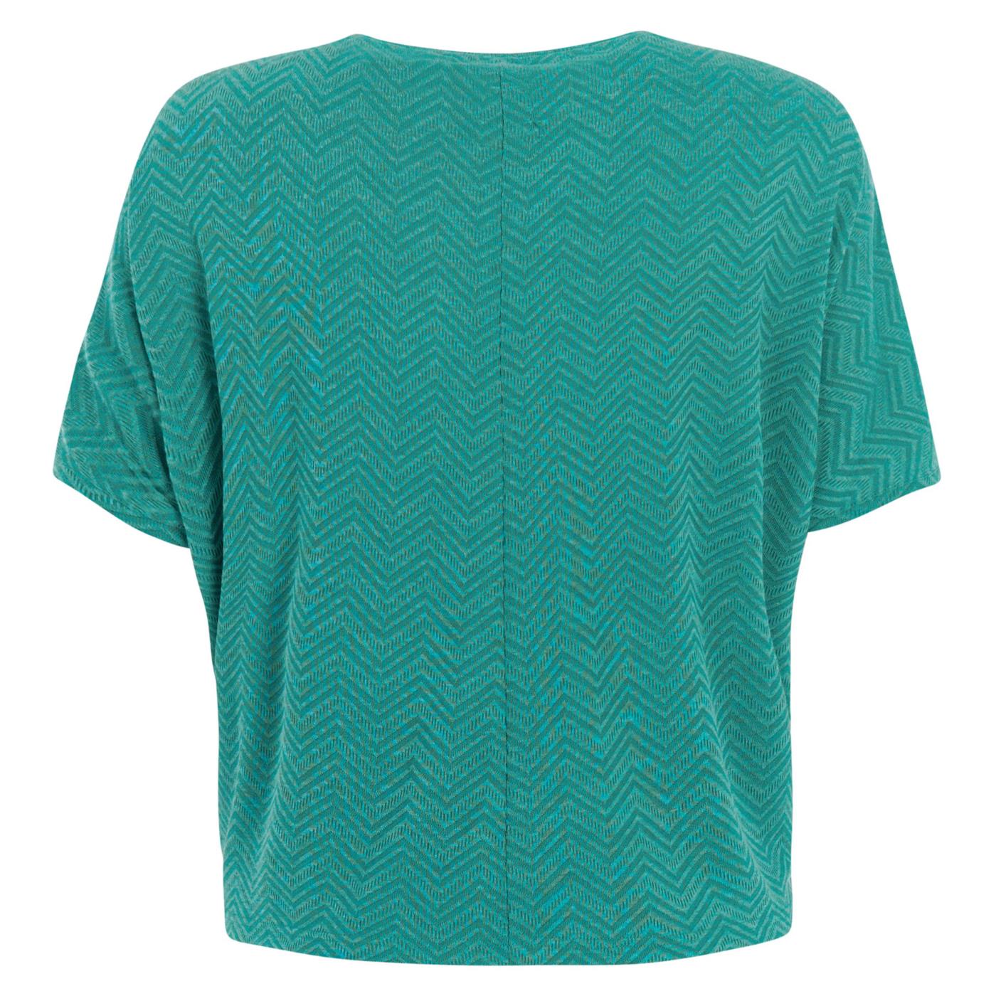 PROTEST JABAS T-SHIRT - Turchese - vista 4