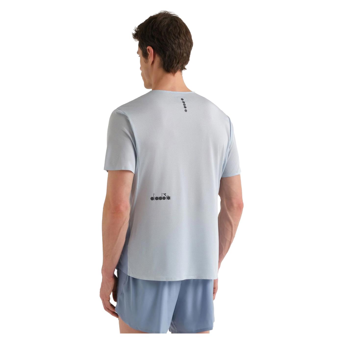 DIADORA TEE S.LIGHT FIBRAZERO - C1-grigio-c - vista 2