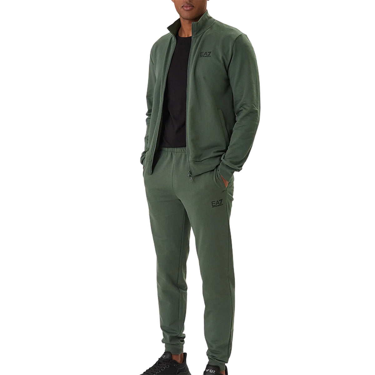 EMPORIO ARMANI 7 EA7 TRAIN CORE TRACKSUIT - Militare - immagine principale