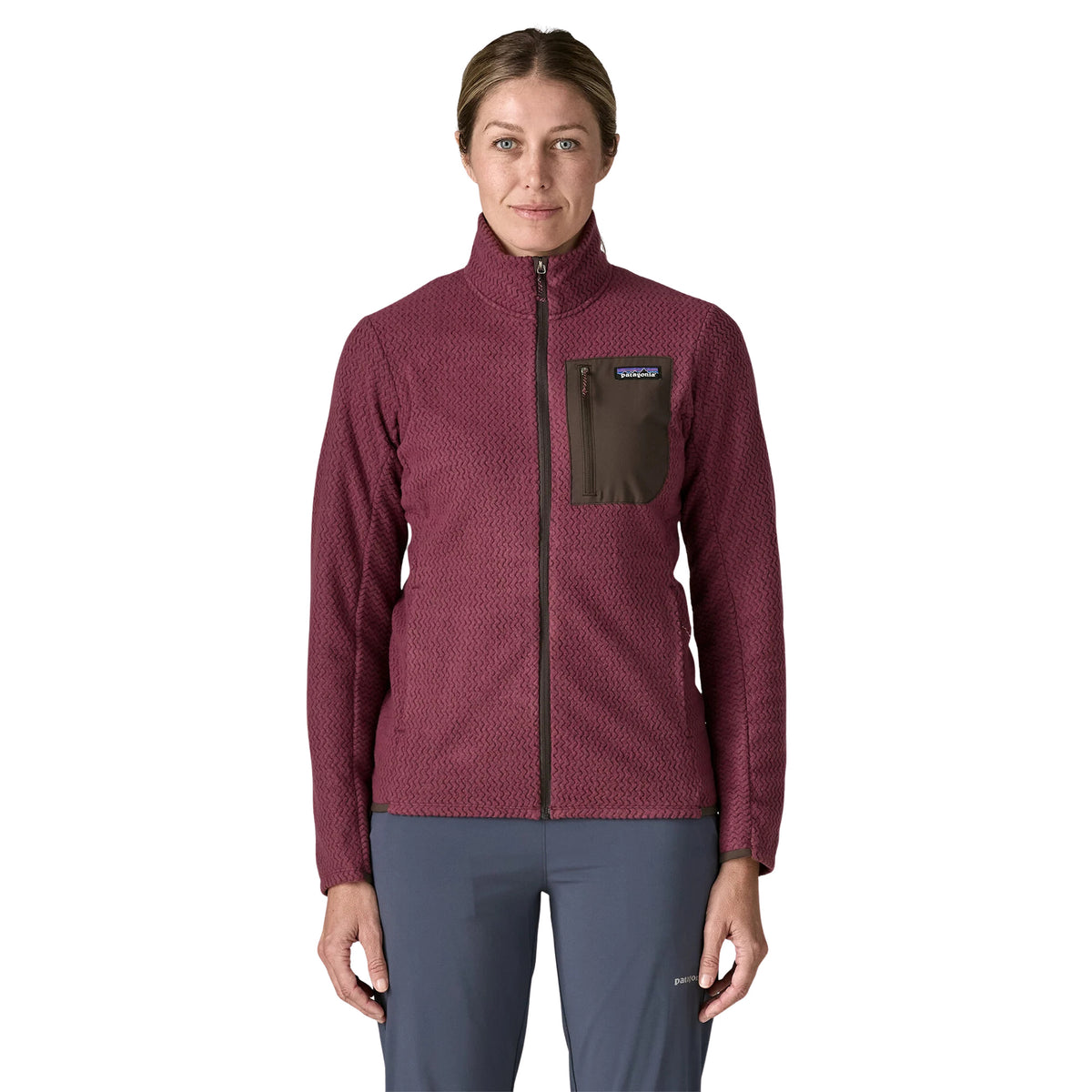 PATAGONIA R1 AIR JACKET WOMAN - Bordeaux - immagine principale