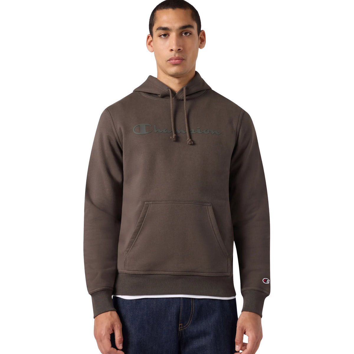 CHAMPION HOODED SWEATSHIRT - Marrone scuro - immagine principale