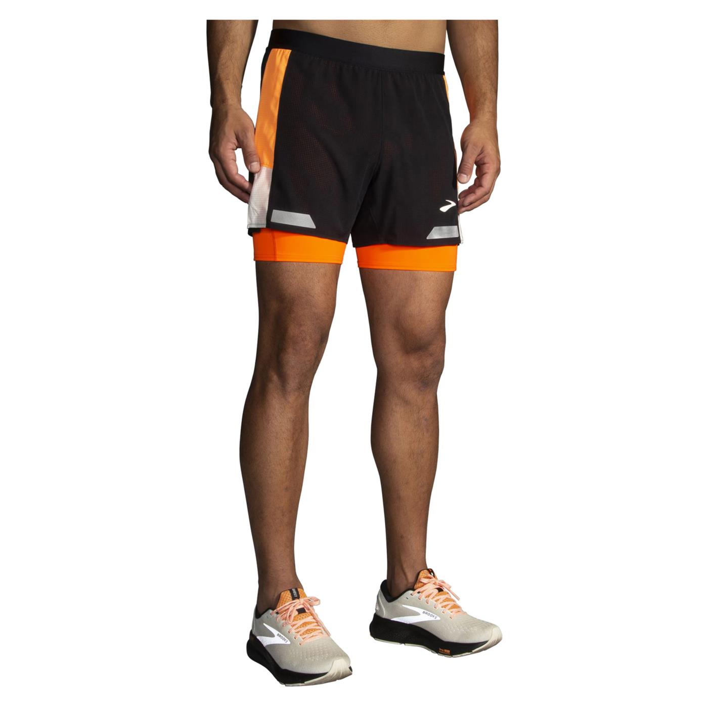 BROOKS RUN VISIBLE 2IN1 SHORT