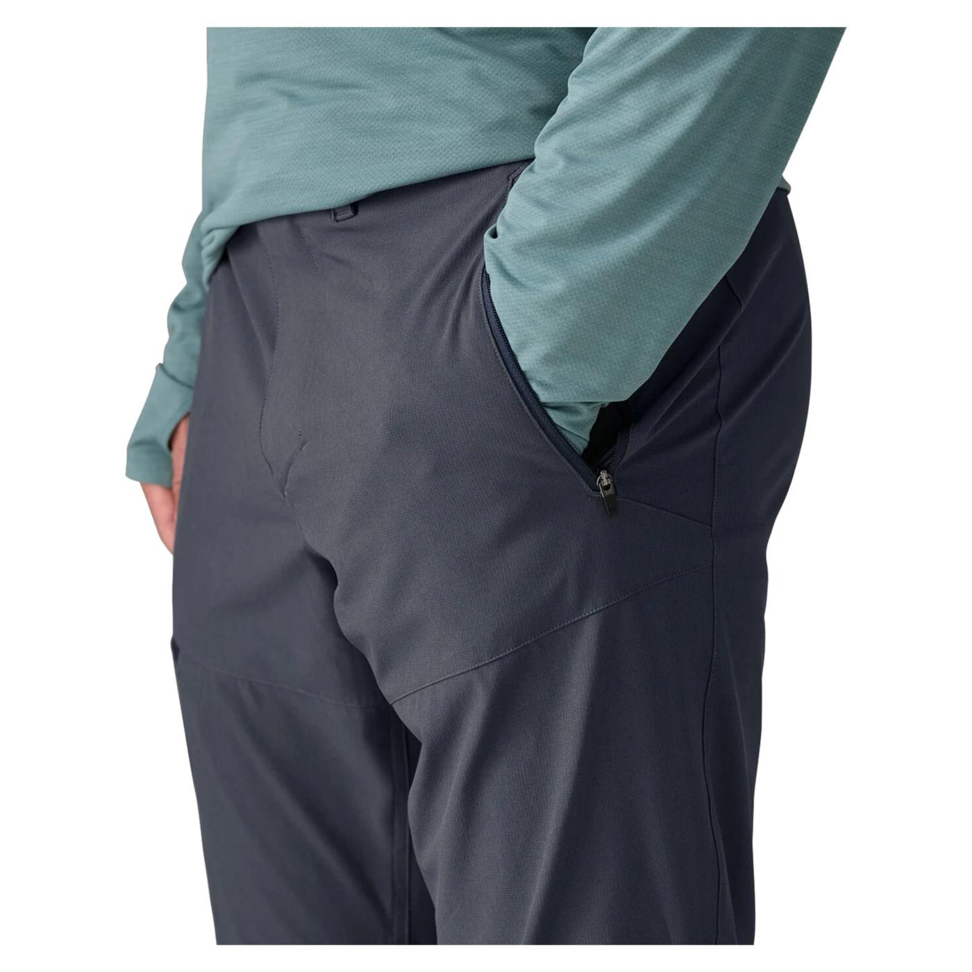 PATAGONIA TERRAVIA TRAIL PANTS - Militare - vista 4
