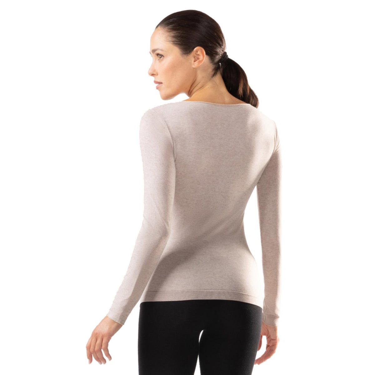 IRON-IC CASHMERE CREW LS WOMAN - seconda immagine