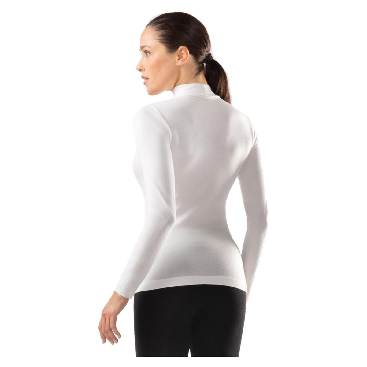 IRON-IC CASHMERE TURTLE LS WOMAN - seconda immagine