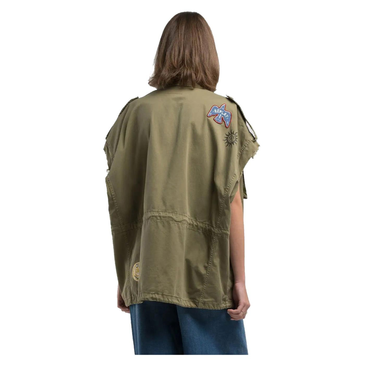 REPLAY TWILL DRAWSTRING SHIRT - seconda immagine