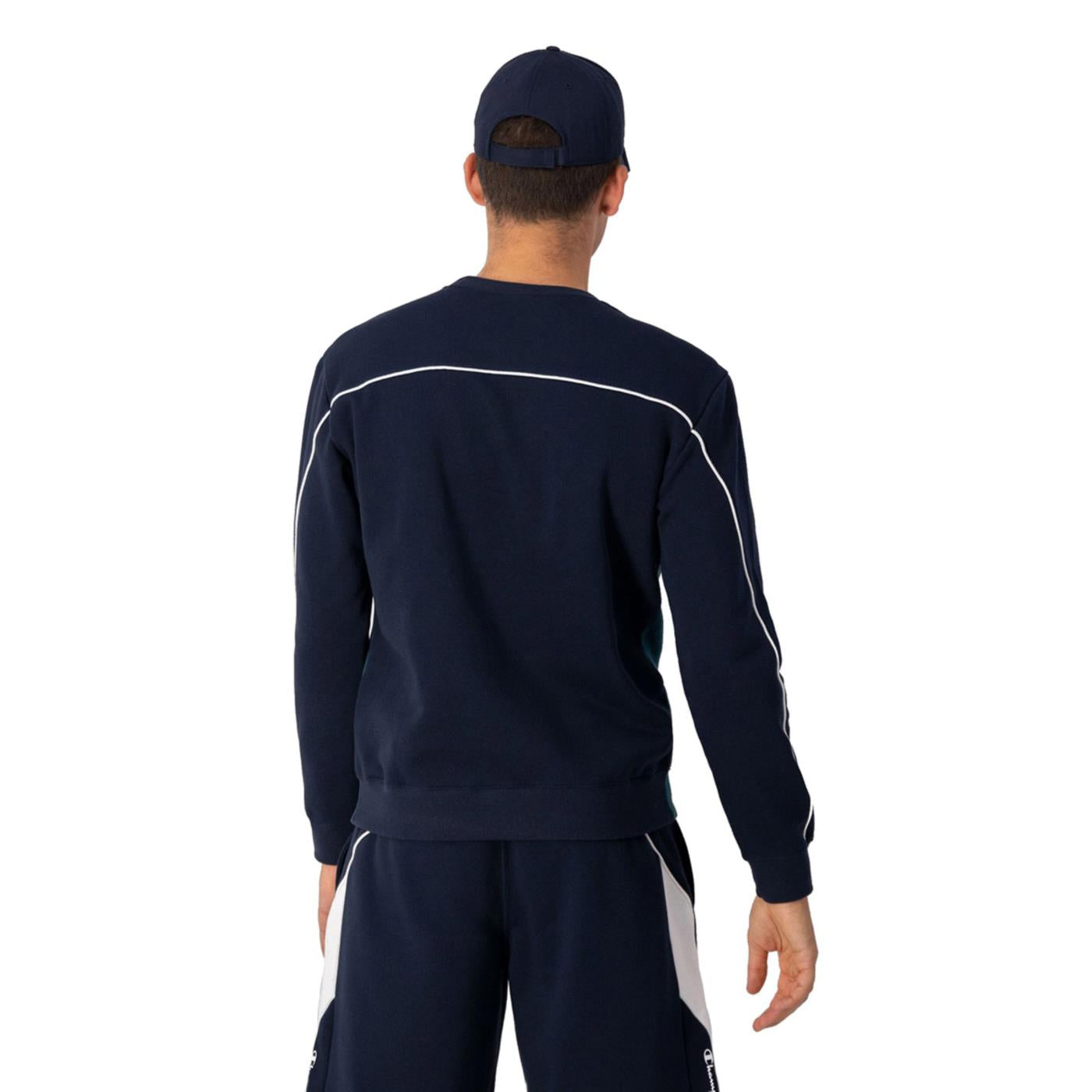 CHAMPION CREWNECK SWEATSHIRT - Blu - vista 3