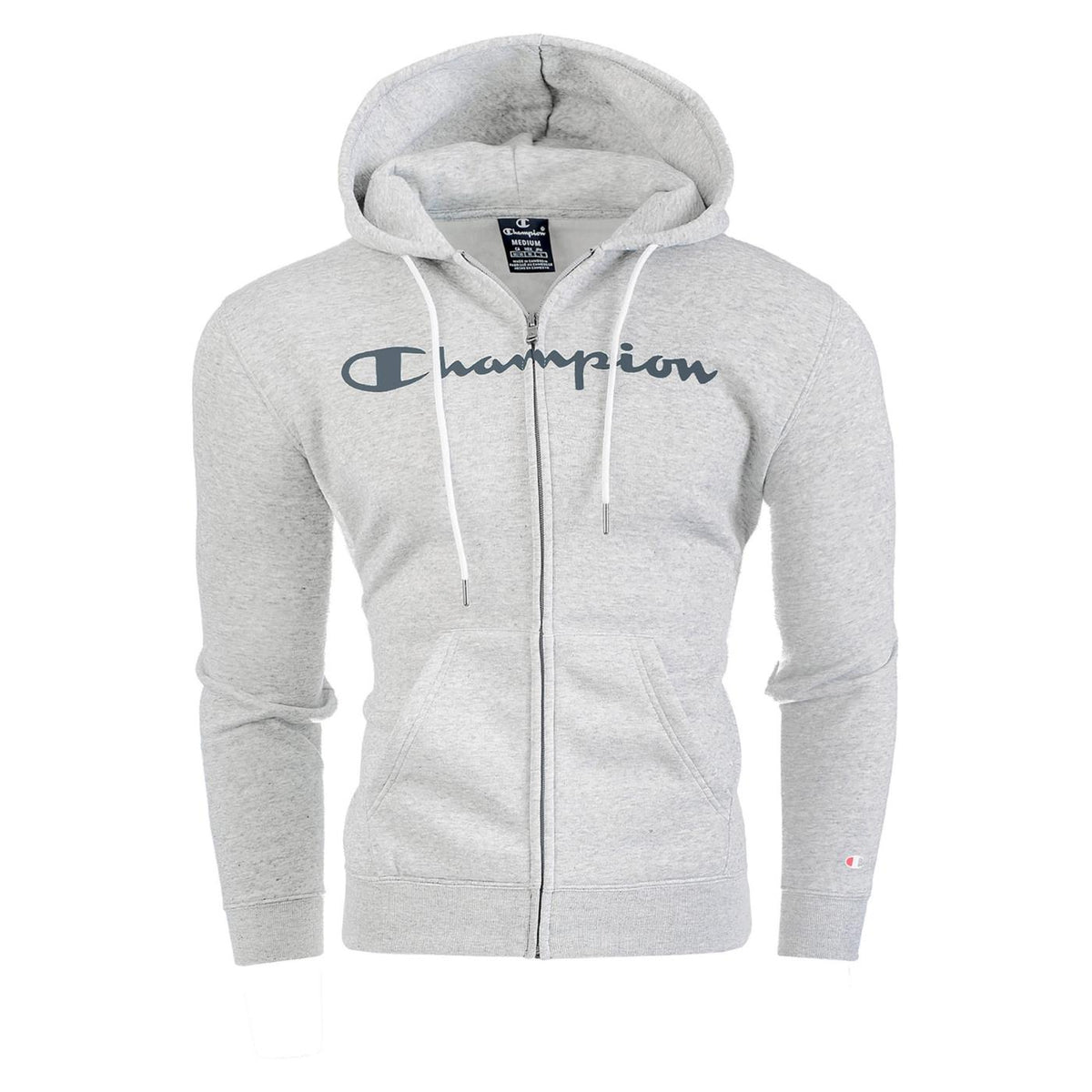 CHAMPION HOODED FZ SWEATSHIRT