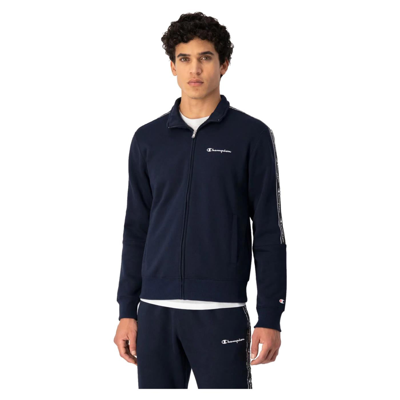 CHAMPION FULL ZIP SUIT - Blu - vista 3
