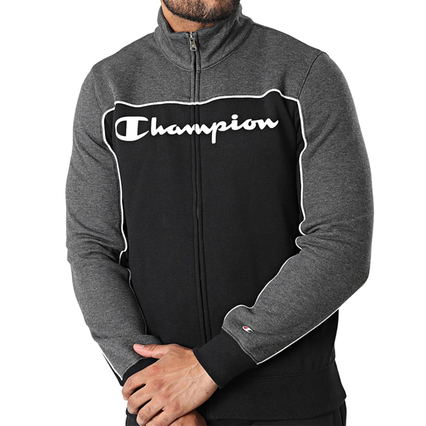 CHAMPION FULL ZIP SUIT - Nero - vista 2