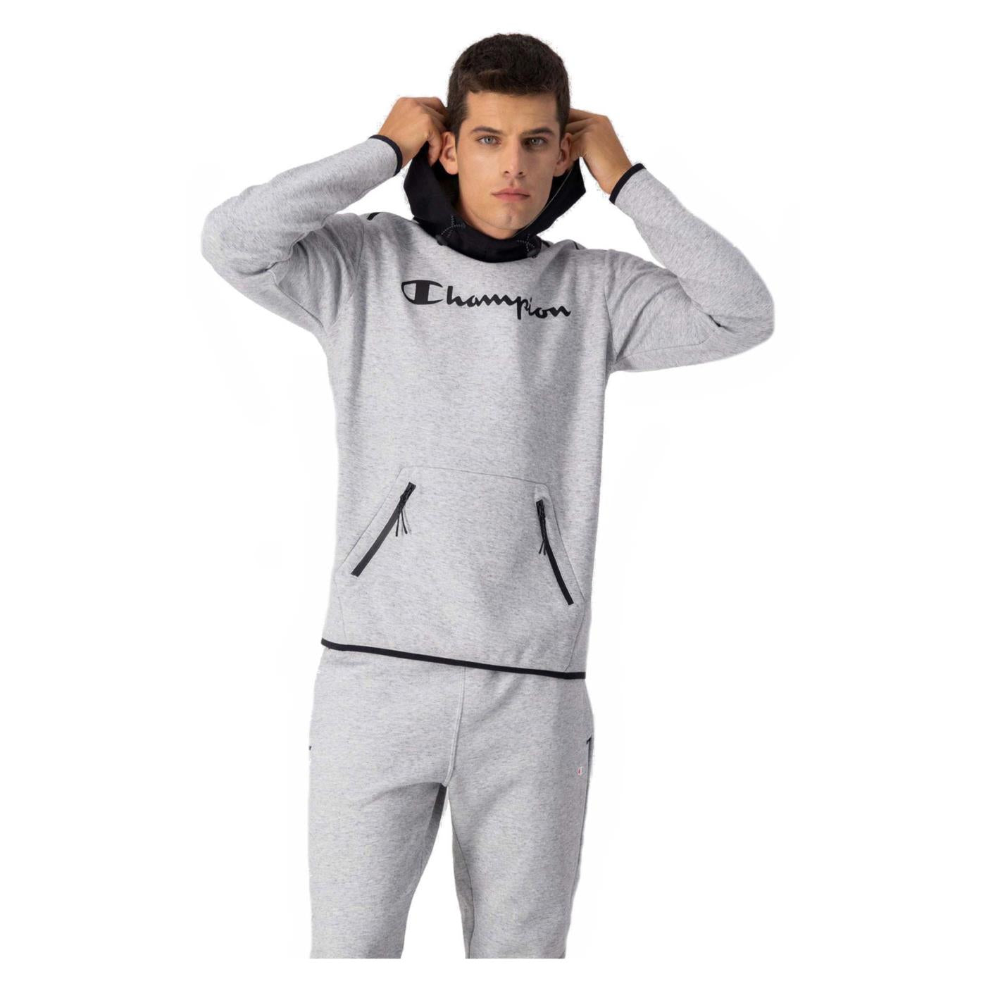 CHAMPION HOODED SWEATSHIRT - Grigio chiaro - vista 2