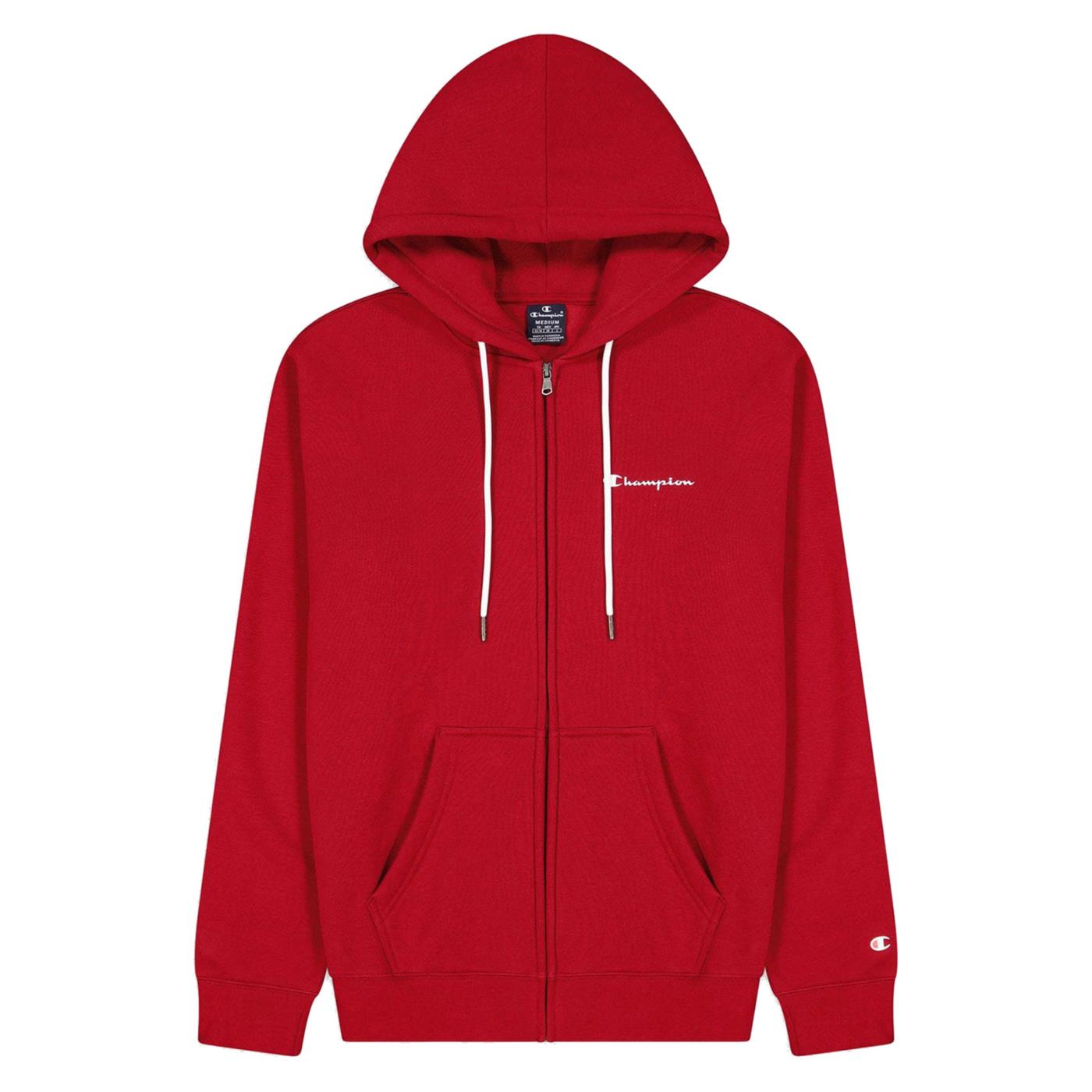 CHAMPION HOODED FZ SWEATSHIRT - Bordeaux - immagine principale