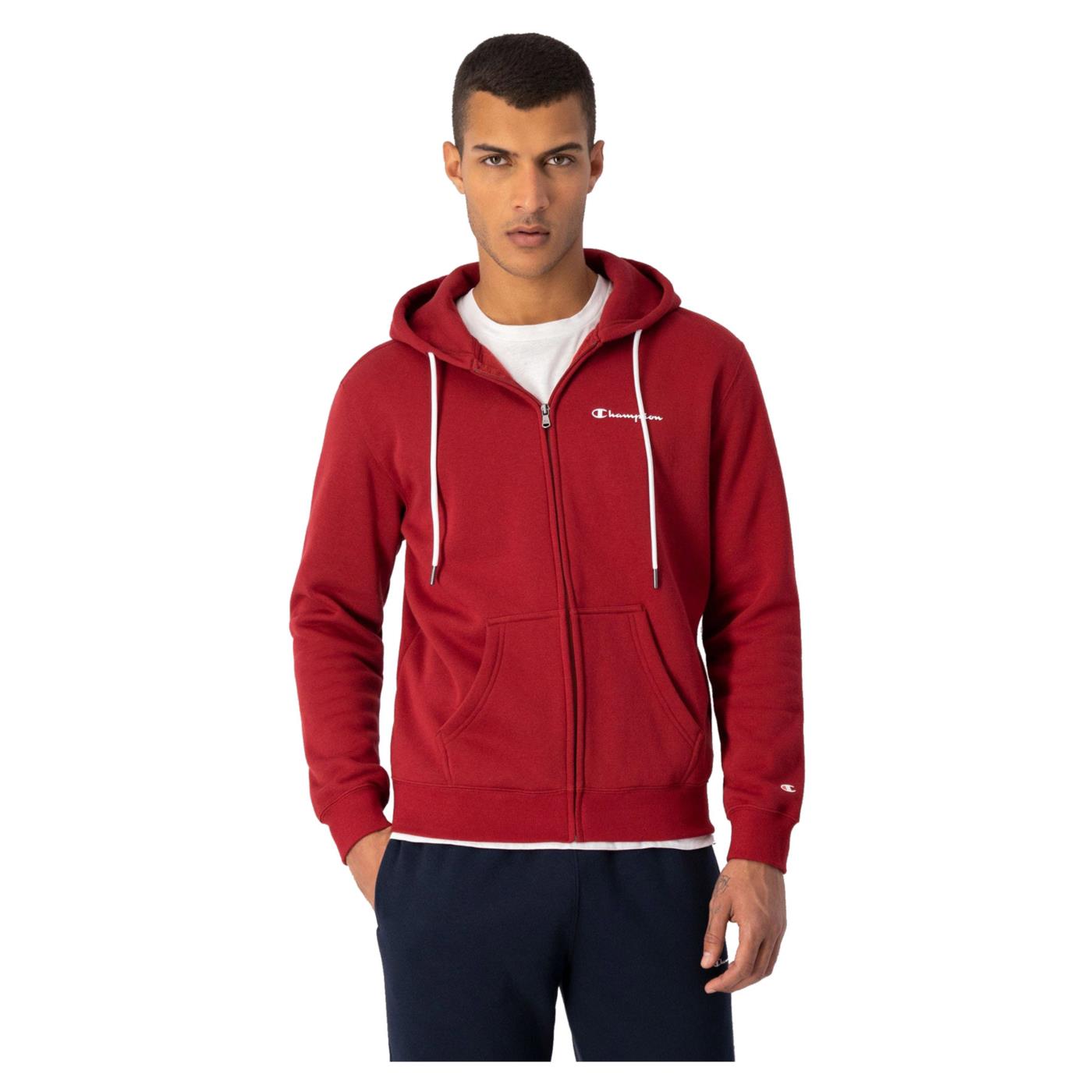 CHAMPION HOODED FZ SWEATSHIRT - Bordeaux - vista 2
