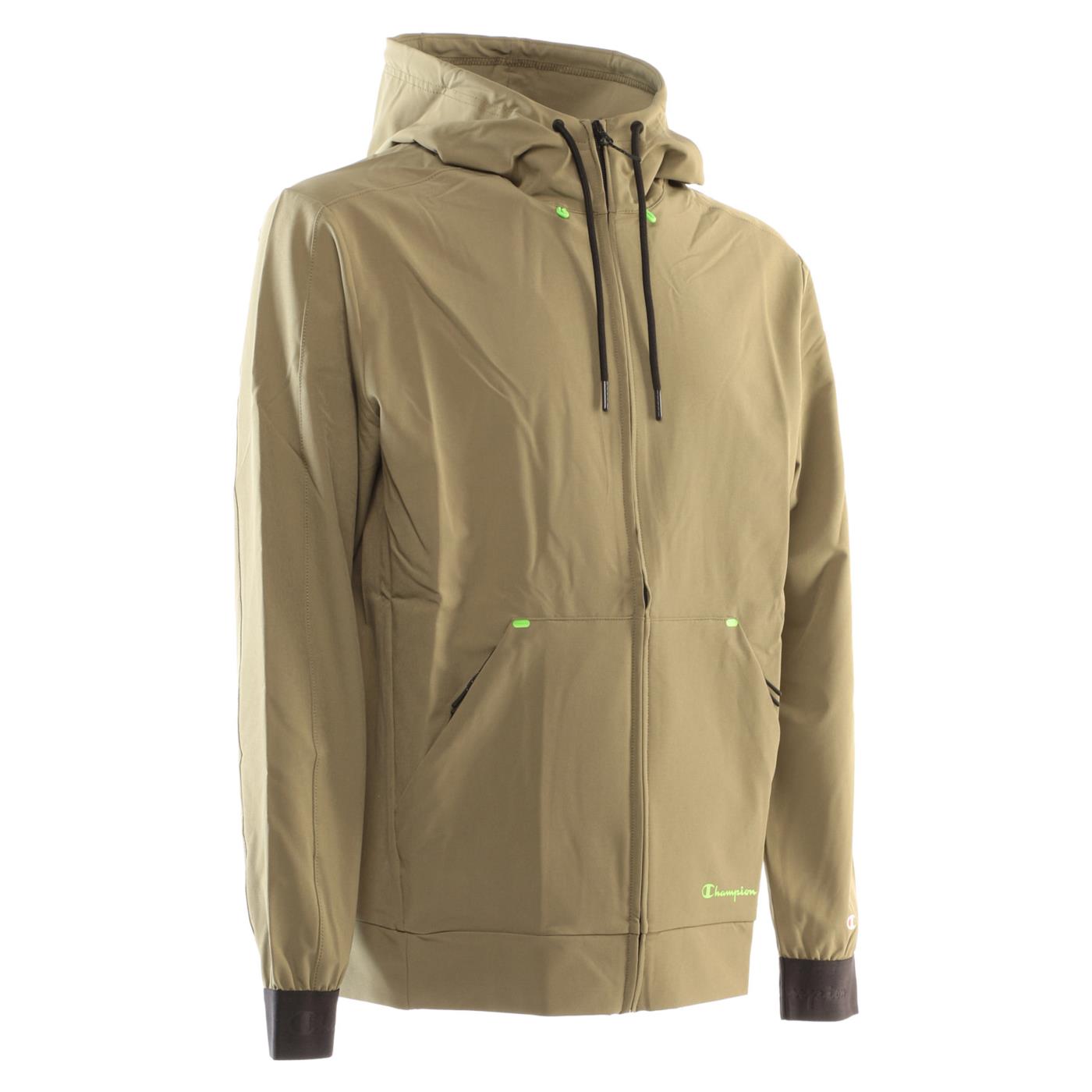 CHAMPION HOODED FZ SWEATSHIRT - Verde militare - vista 3