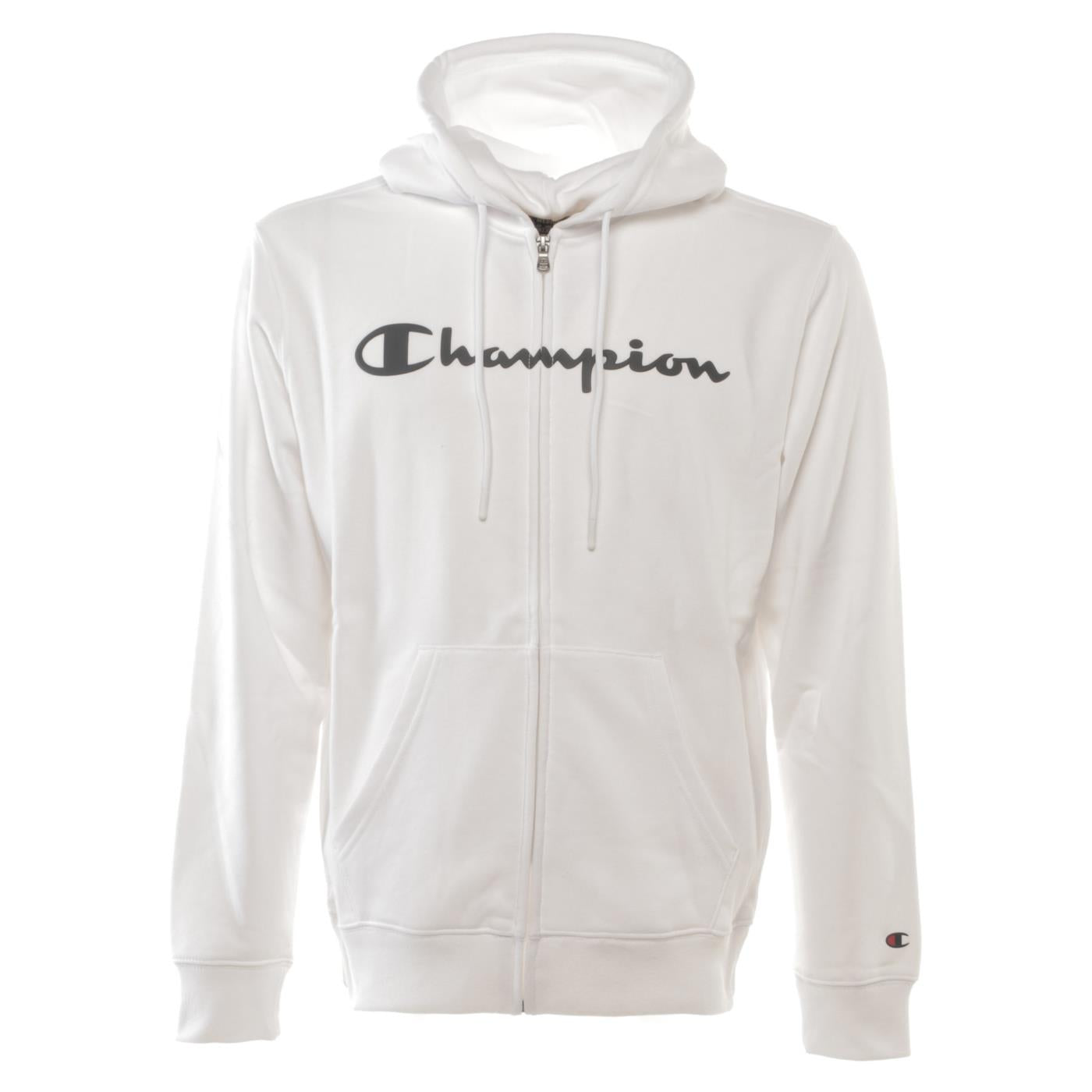 CHAMPION HOODED FZ SWEATSHIRT - Bianco - immagine principale
