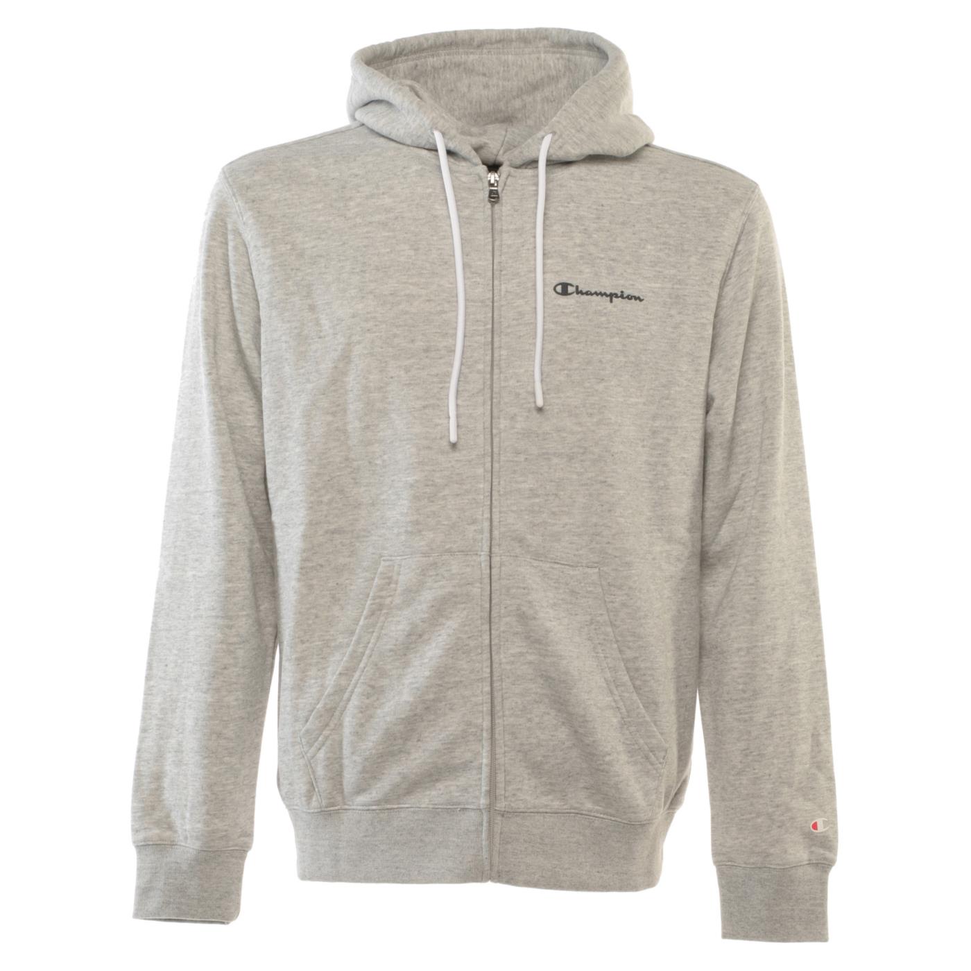 CHAMPION HOODED FZ SWEATSHIRT - Grigio chiaro - immagine principale