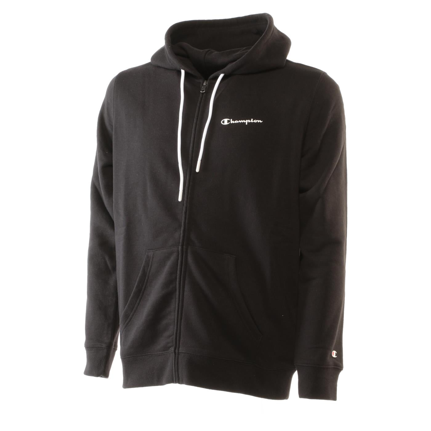 CHAMPION HOODED FZ SWEATSHIRT - Nero - vista 2