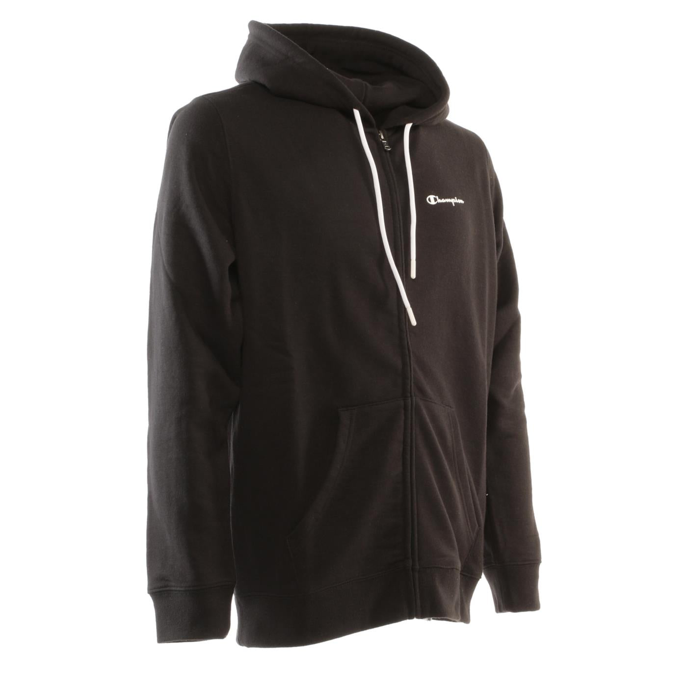 CHAMPION HOODED FZ SWEATSHIRT - Nero - vista 3
