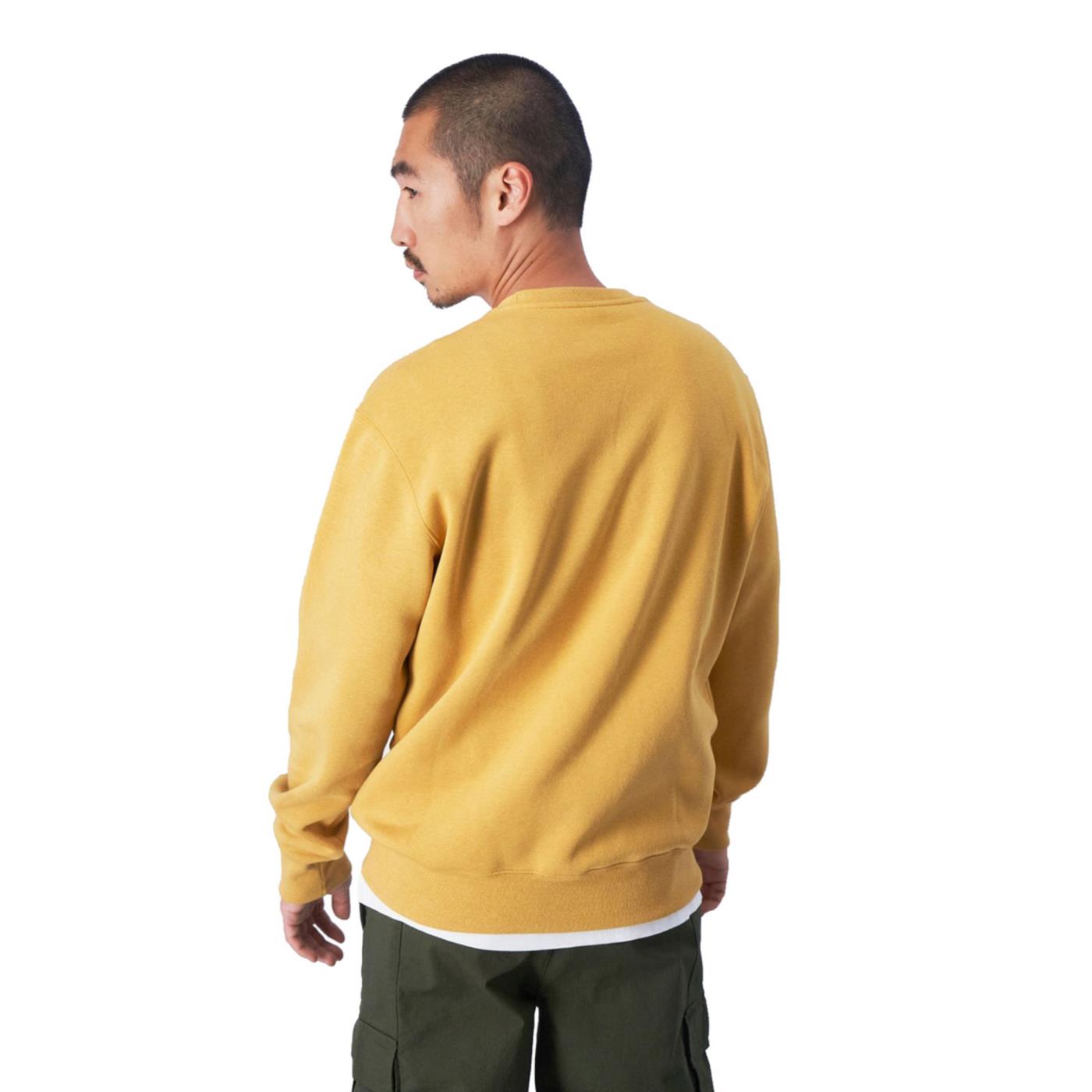 CHAMPION CREWNECK SWEATSHIRT - Giallo - vista 3