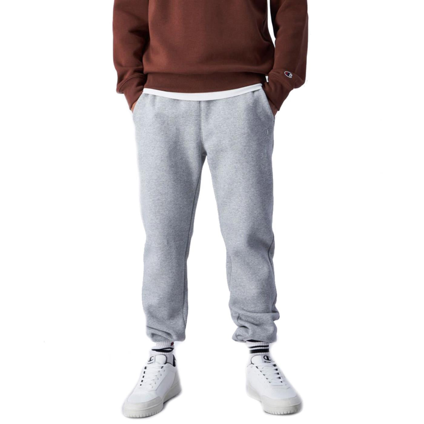 CHAMPION ELASTIC CUFF PANTS - Grigio chiaro - vista 2