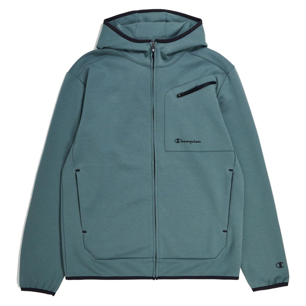 CHAMPION HOODED FULL ZIP SWEATSHIR
