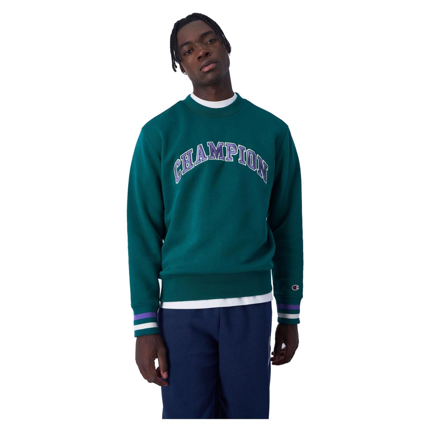 CHAMPION CREWNECK SWEATSHIRT - Verde - vista 2