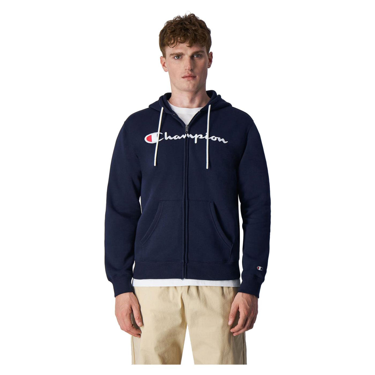 CHAMPION HOODED FULL ZIP SWEATSHIR - seconda immagine