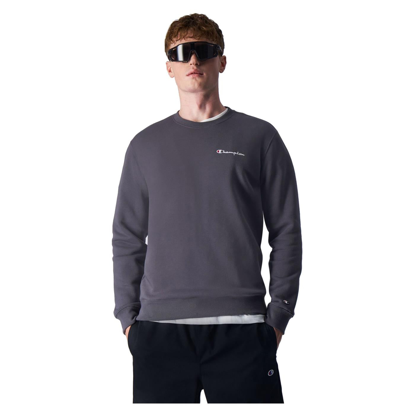 CHAMPION CREWNECK SWEATSHIRT - Grigio chiaro - vista 2