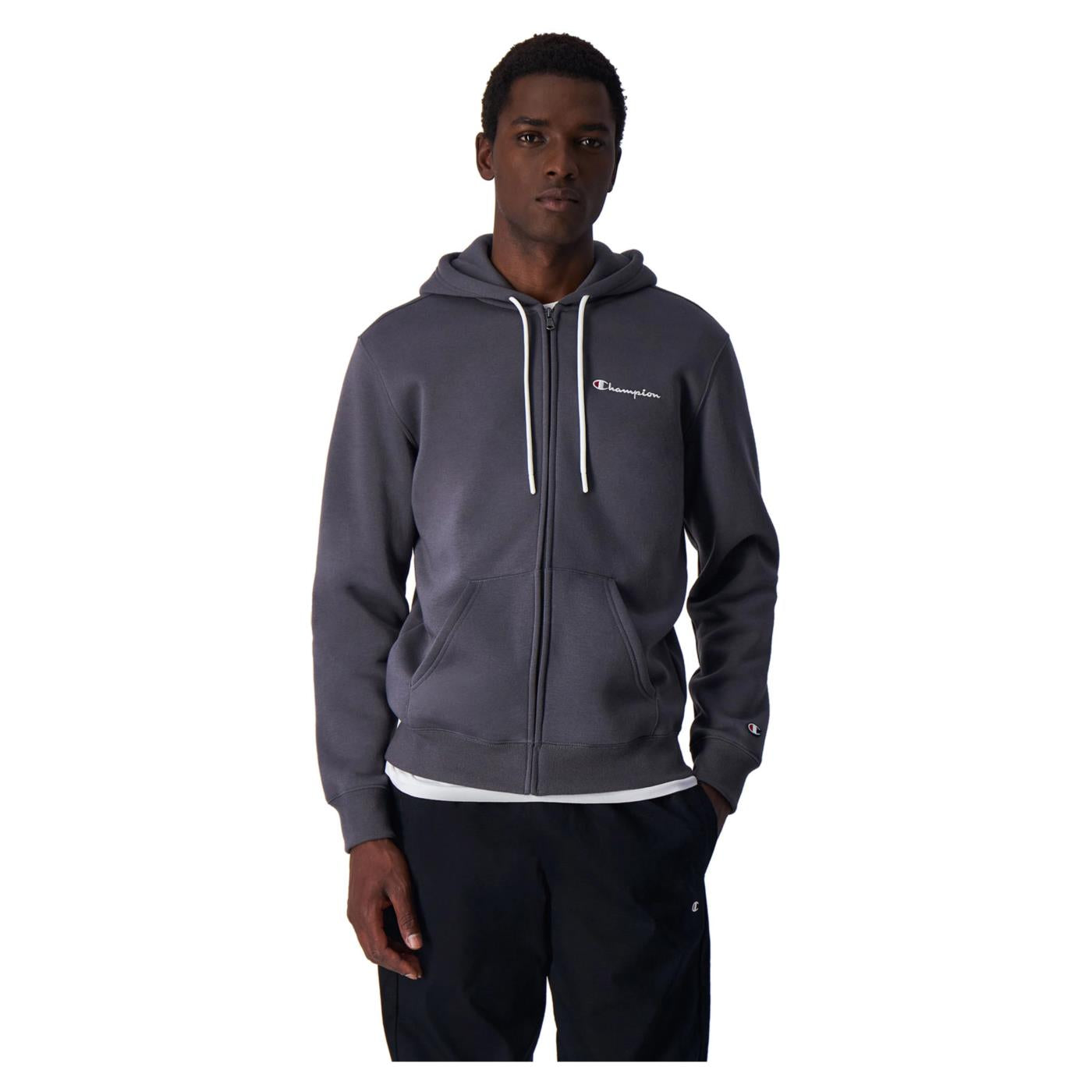 CHAMPION HOODED FULL ZIP SWEATSHIR - vista 2