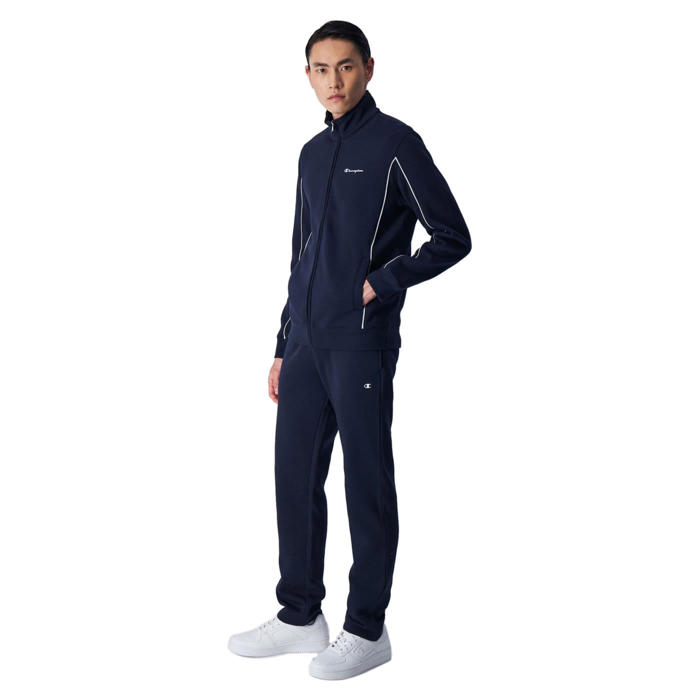CHAMPION FULL ZIP SUIT - Blu - vista 2
