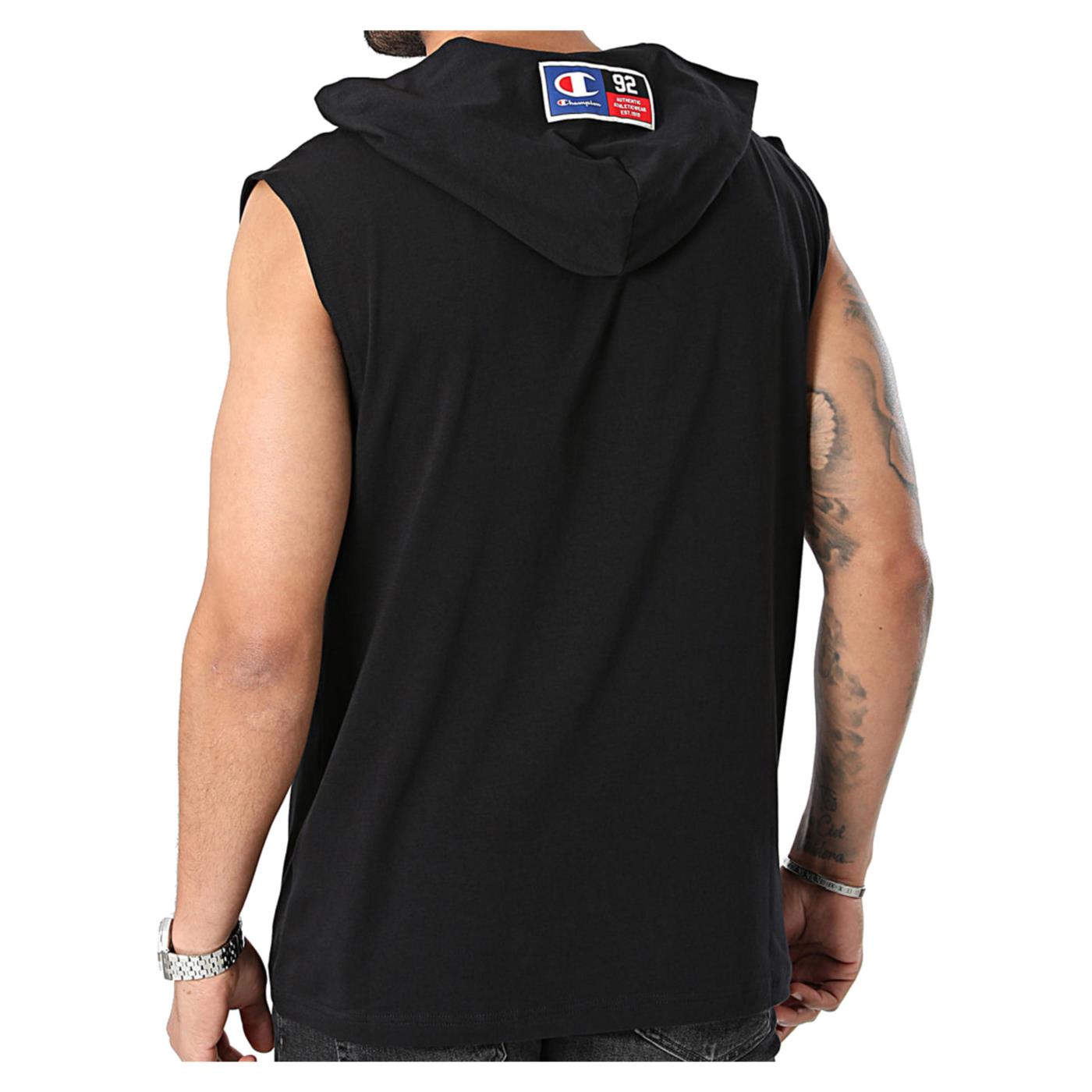 CHAMPION SLEEVELESS HOODED T-SHIRT